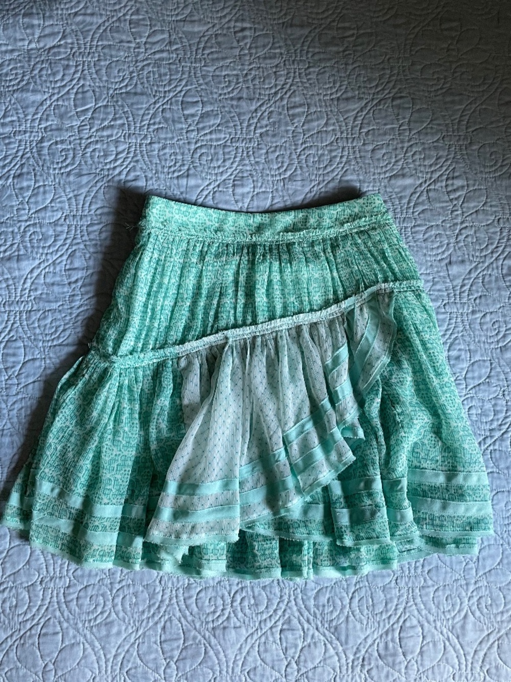 Free people mint skirt